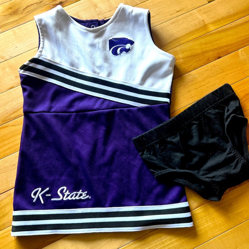K-State Cheerleading Dress size 2T for Kansas State Cheer Football